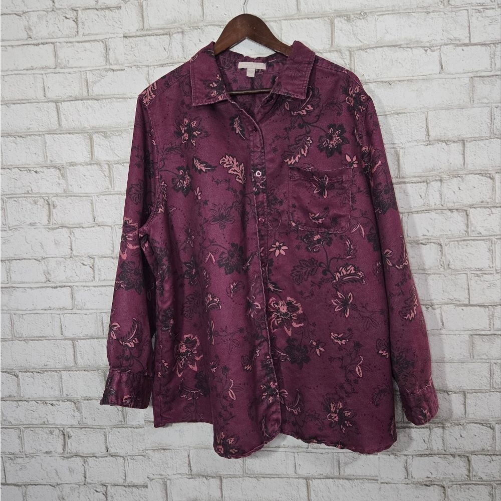 Woman Within‎ vintage button down